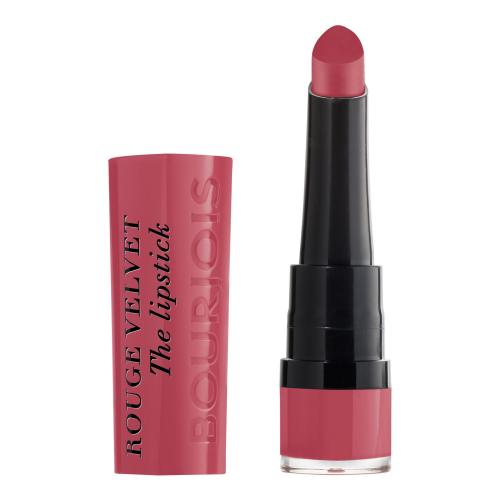 BOURJOIS Paris Rouge Velvet The Lipstick 2,4 ml matná rtěnka pro ženy 03 Hyppink Chic