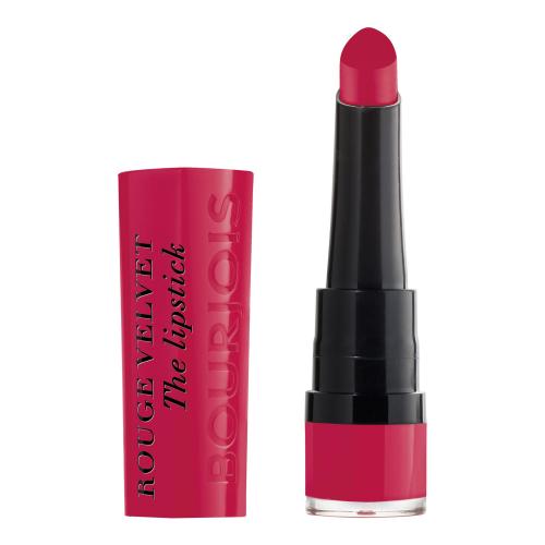 BOURJOIS Paris Rouge Velvet The Lipstick 2,4 g matná rtěnka pro ženy 09 Fuchsia Botté