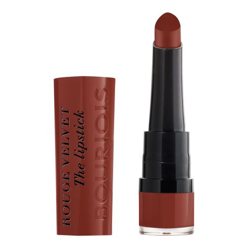 BOURJOIS Paris Rouge Velvet The Lipstick 2,4 g matná rtěnka pro ženy 12 Brunette