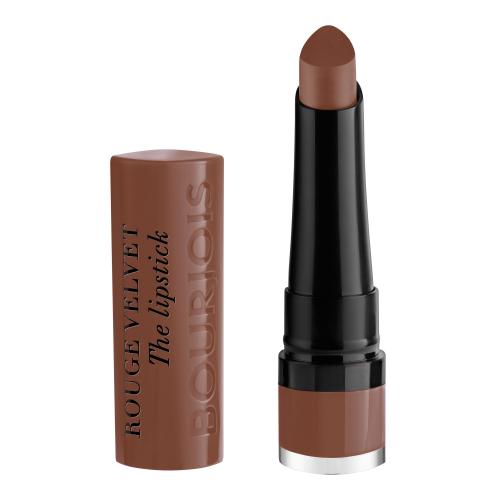 Bourjois Rouge Velvet The Lipstick matná rtěnka odstín 23 Taupe Of Paris 2,4 g
