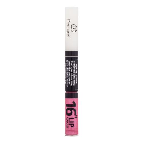 Dermacol 16H Lip Colour dlouhotrvající dvoufázová barva a lesk na rty 7,1 ml