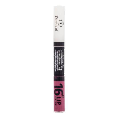 Dermacol 16H Lip Colour dlouhotrvající dvoufázová barva a lesk na rty odstín 21 4.8 g