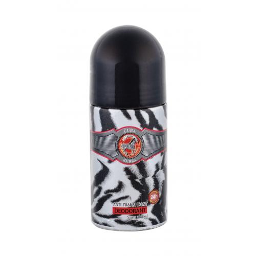 Cuba Jungle Zebra 50 ml deodorant roll-on pro ženy