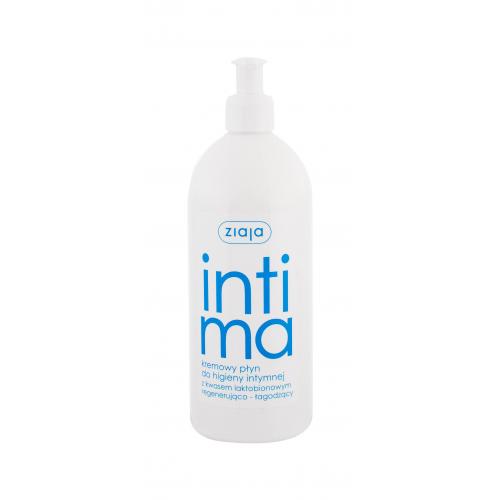 Ziaja Intimate Creamy Wash With Lactobionic Acid 500 ml regenerační mýdlo na intimní hygienu pro ženy