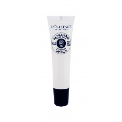 L'Occitane Shea Butter Ultra Rich Lip Balm 12 ml balzám na rty pro ženy