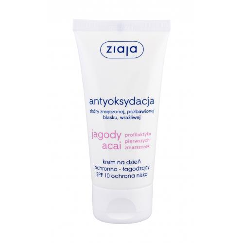 Ziaja Acai Berry Antioxidation SPF10 50 ml denní pleťový krém pro ženy na všechny typy pleti; na citlivou a podrážděnou pleť; na unavenou pleť