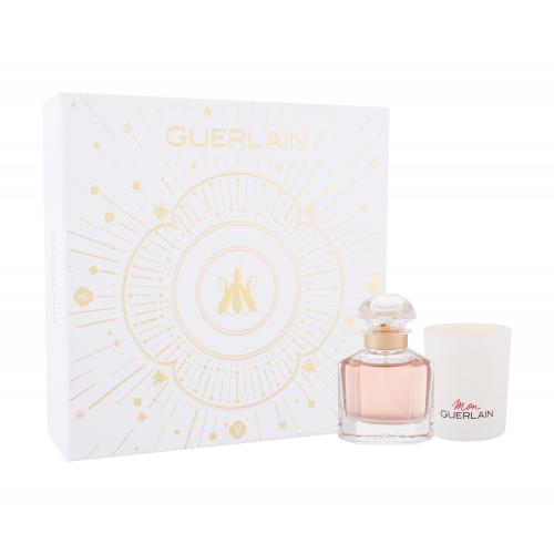Guerlain Mon Guerlain dárková kazeta pro ženy parfémovaná voda 50 ml + vonná svíčka 75 g