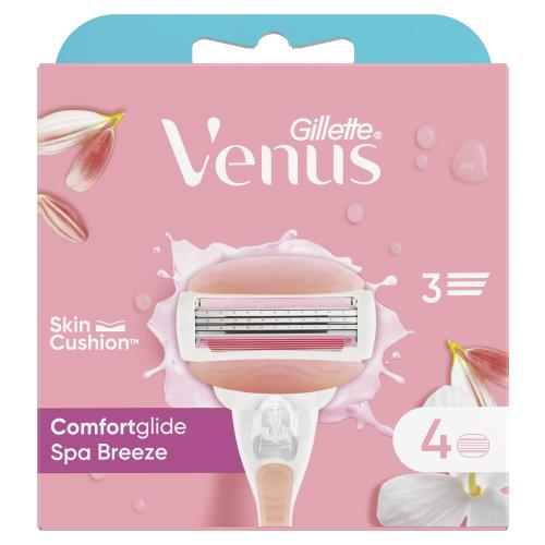 Gillette Venus ComfortGlide Spa Breeze náhradní břit pro ženy náhradní břit 4 ks
