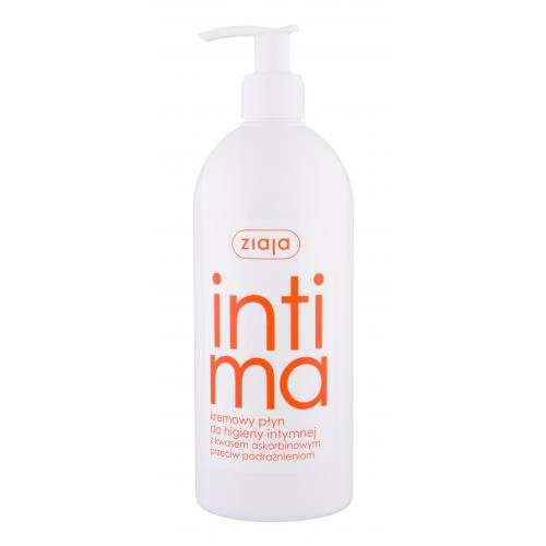 Ziaja Intimate Creamy Wash With Ascorbic Acid 500 ml krémové mýdlo na intimní hygienu pro ženy