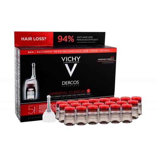 Vichy Dercos Aminexil Clinical 5 21x6 ml komplexní péče proti vypadávání vlasů pro muže