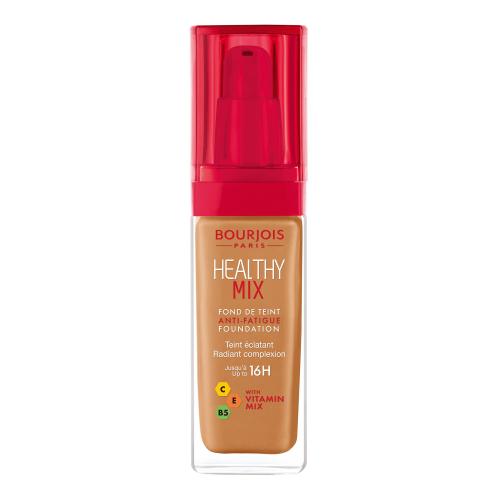 Bourjois Healthy Mix Anti-Fatigue Foundation - 058 Caramel tekutý make-up pro sjednocenou a rozjasněnou pleť 30 ml