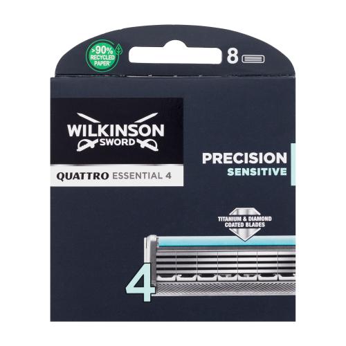 Wilkinson Sword Quattro Essential 4 sada náhradních břitů pro muže náhradní břit 8 ks