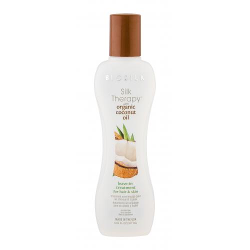 Biosilk Silk Therapy Natural Coconut Oil bezoplachová hydratační péče na vlasy a tělo 167 ml