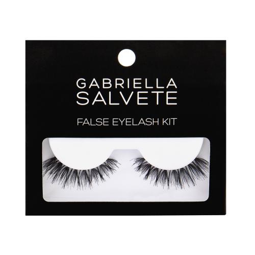 Gabriella Salvete False Eyelash Kit umělé řasy pro ženy umělé řasy 1 pár + lepidlo na řasy 1 g Black