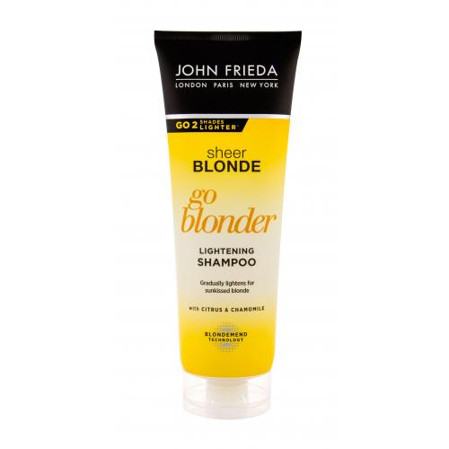 John Frieda Sheer Blonde Go Blonder 250 ml šampon pro zesvětlení blond vlasů pro ženy
