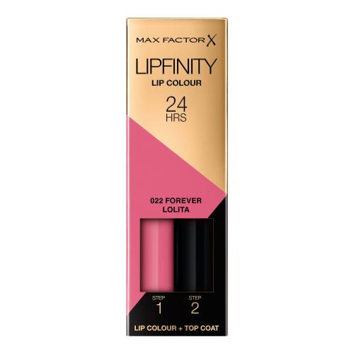 Max Factor Lipfinity 24HRS Lip Colour 4,2 g dlouhotrvající rtěnka s balzámem pro ženy 022 Forever Lolita