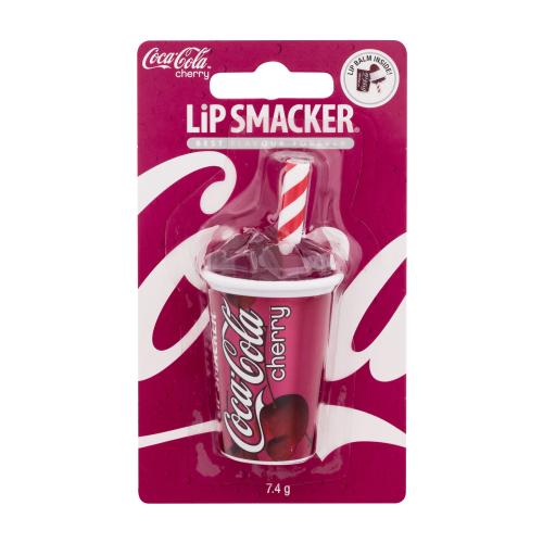 Lip Smacker Coca-Cola Cup Cherry 7,4 g balzám na rty s příchutí pro děti