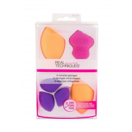 Real Techniques Miracle Sponges 6pcs Set dárková sada