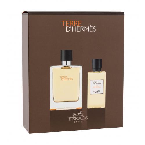 Hermes Terre d´Hermès dárková kazeta pro muže toaletní voda 100 ml + sprchový gel 80 ml