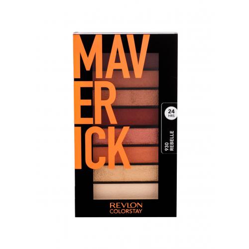 Revlon Colorstay Looks Book 3,4 g dlouhotrvající vysoce pigmentované oční stíny pro ženy 930 Maverick