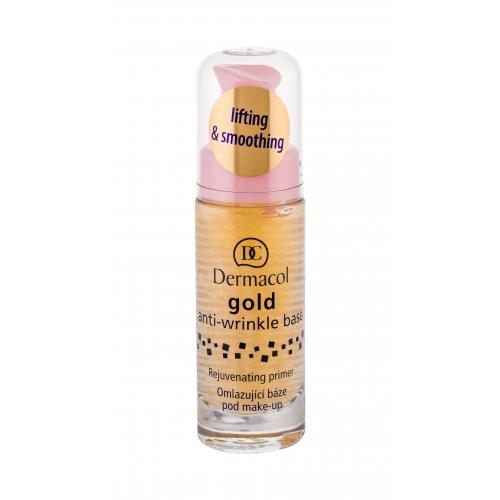 Dermacol Gold Anti-Wrinkle 20 ml vyhlazující báze pod make-up pro ženy