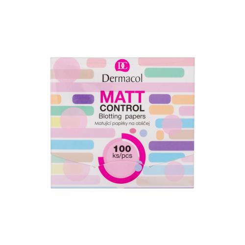 Dermacol Matt Control Blotting Papers 100 ks matující papírky na obličej pro ženy