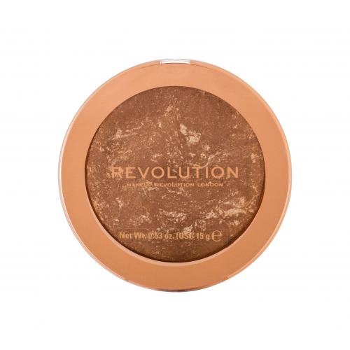Makeup Revolution London Re-loaded 15 g zapečený bronzer pro opálený vzhled a konturování pro ženy Take A Vacation