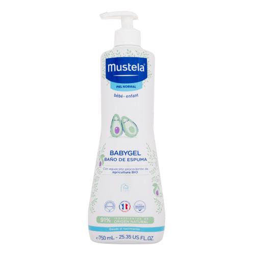 Mustela Bébé Multi-Sensory Bubble Bath 750 ml jemný mycí gel pro miminka pro děti