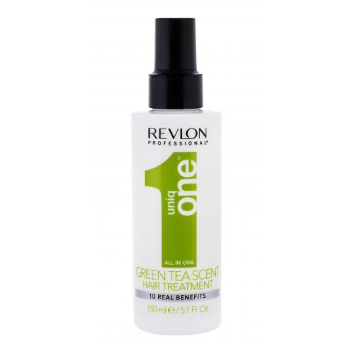 Revlon Professional Uniq One Green Tea Scent 150 ml maska na vlasy pro ženy poškozená krabička na všechny typy vlasů
