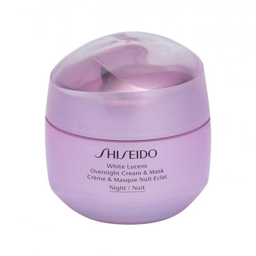 Shiseido White Lucent Overnight Cream & Mask 75 ml noční hydratační krém a maska pro ženy