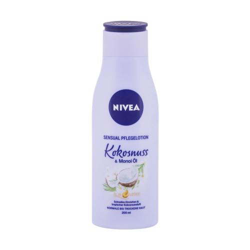 Nivea Coconut & Monoi Oil 200 ml hydratační tělové mléko s olejem pro ženy