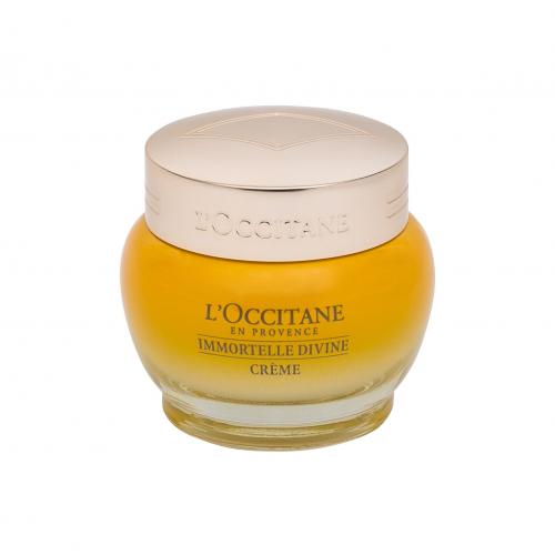 L'Occitane Immortelle Divine Cream Advanced 50 ml denní pleťový krém na všechny typy pleti; proti vráskám; na rozjasnění pleti
