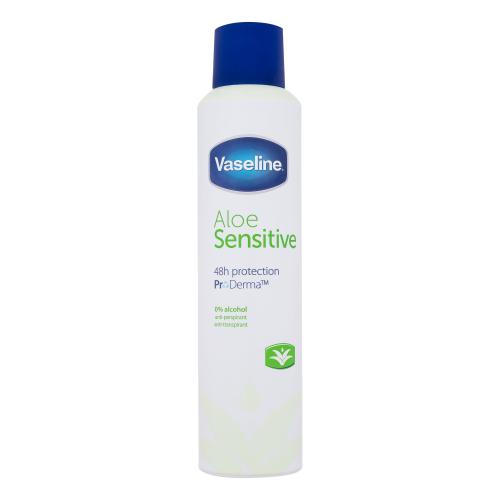 Vaseline Aloe Sensitive 250 ml antiperspirant pro citlivou pokožku pro ženy