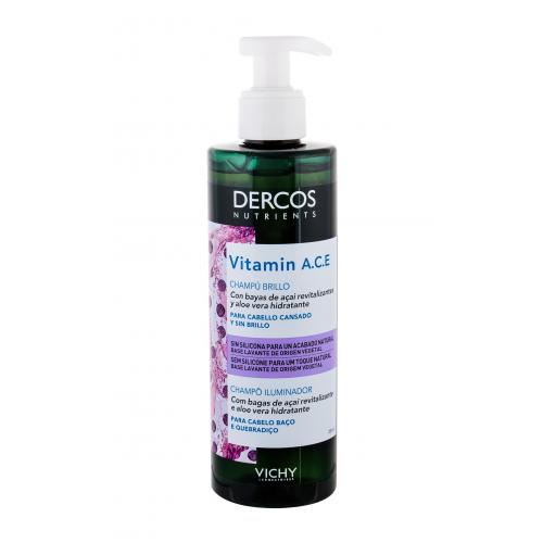 Vichy Dercos Vitamin A.C.E Shine Shampoo vyživující šampon pro zářivý lesk vlasů 250 ml