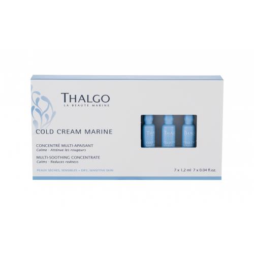 Thalgo Cold Cream Marine Multi-Sooting Concentrate regenerační koncentrát pro citlivou a podrážděnou pleť 7x1.2 ml