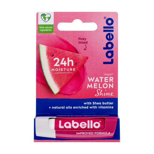 Labello Watermelon Shine 24h Moisture Lip Balm 4,8 g hydratační balzám na rty s jemným zbarvením pro ženy