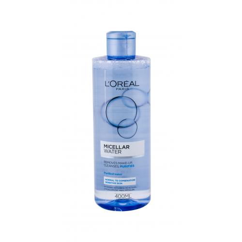 L'Oréal Paris Micellar Water 400 ml micelární voda pro citlivou, normální a smíšenou pleť pro ženy