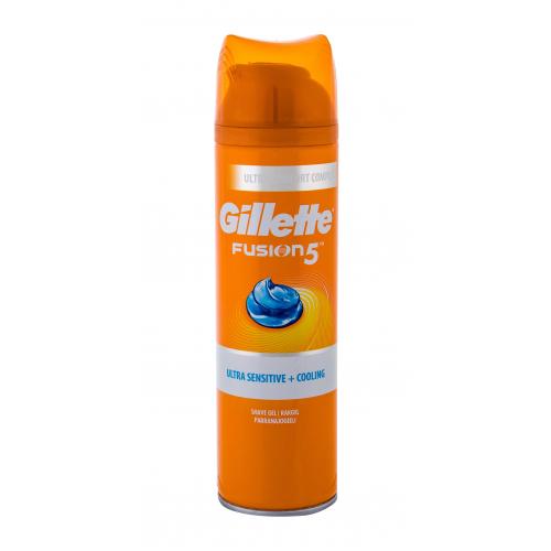 Gillette Fusion5 Ultra Sensitive + Cooling 200 ml pěna na holení pro velmi citlivou pokožku pro muže