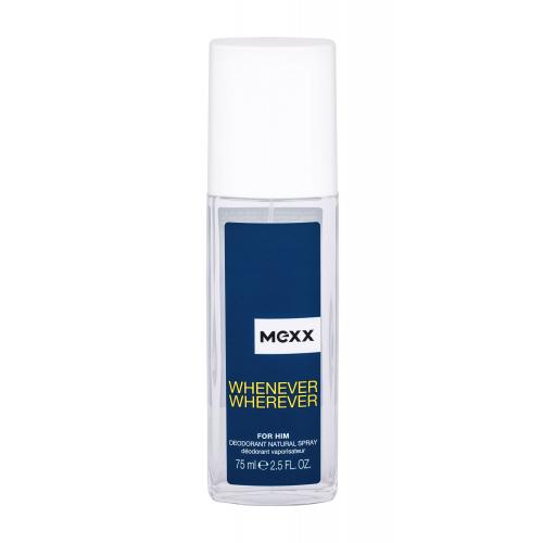 Mexx Whenever Wherever 75 ml deodorant s rozprašovačem pro muže