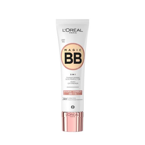 L'Oréal Paris Magic BB 5in1 Transforming Skin Perfector 30 ml hydratační bb krém pro ženy Light