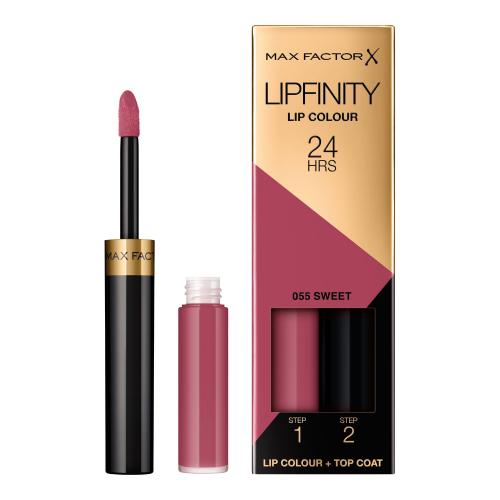 Max Factor Lipfinity 24HRS Lip Colour 4,2 g dlouhotrvající rtěnka s balzámem pro ženy 055 Sweet