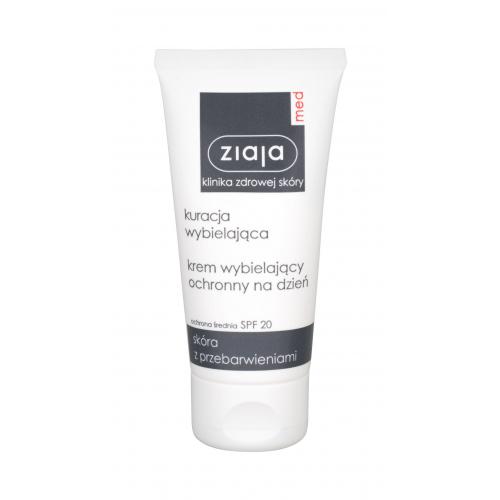 Ziaja Med Whitening Protective Day Cream SPF20 50 ml zesvětlující pleťový krém s uv filtrem pro ženy