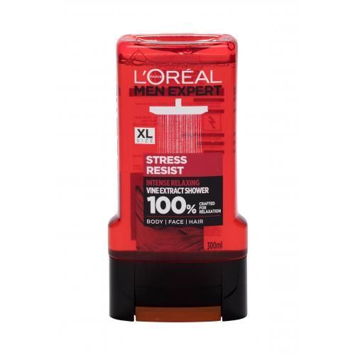 L’Oréal Paris Men Expert Stress Resist antistresový sprchový gel 3 v 1 300 ml