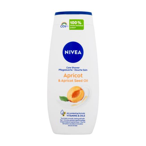 Nivea Apricot & Apricot Seed Oil 250 ml krémový sprchový gel s vůní meruňky pro ženy