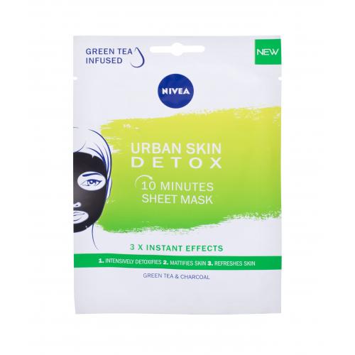 NIVEA Urban Skin Detox 10minutová textilní maska 1 ks