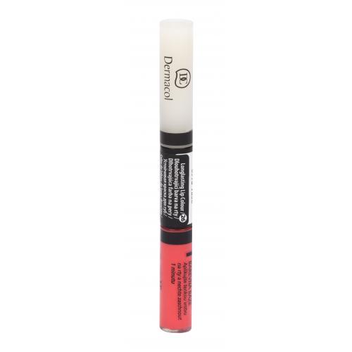 Dermacol 16H Lip Colour 4,8 g dvoufázová rtěnka a lesk na rty 2v1 pro ženy 26