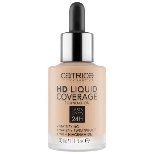 Catrice HD Liquid Coverage 24H 30 ml dlouhotrvající tekutý make-up pro ženy 030 Sand Beige