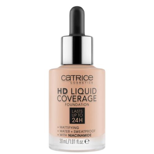 Catrice HD Liquid Coverage 24H 30 ml dlouhotrvající tekutý make-up pro ženy 020 Rose Beige