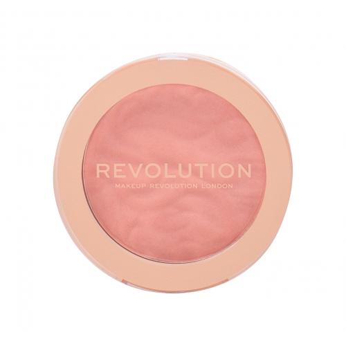 Makeup Revolution London Re-loaded 7,5 g pudrová tvářenka pro ženy Peach Bliss