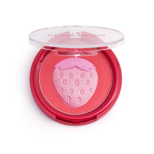 I Heart Revolution Fruity Blusher pudrová tvářenka Strawberry 10,25 g